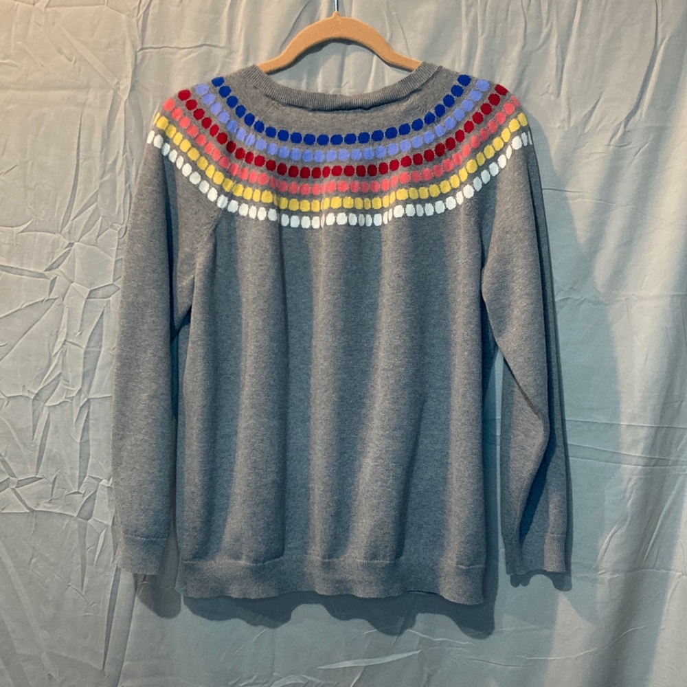 Talbots Heather Gray Cardigan - Picture 2 of 3